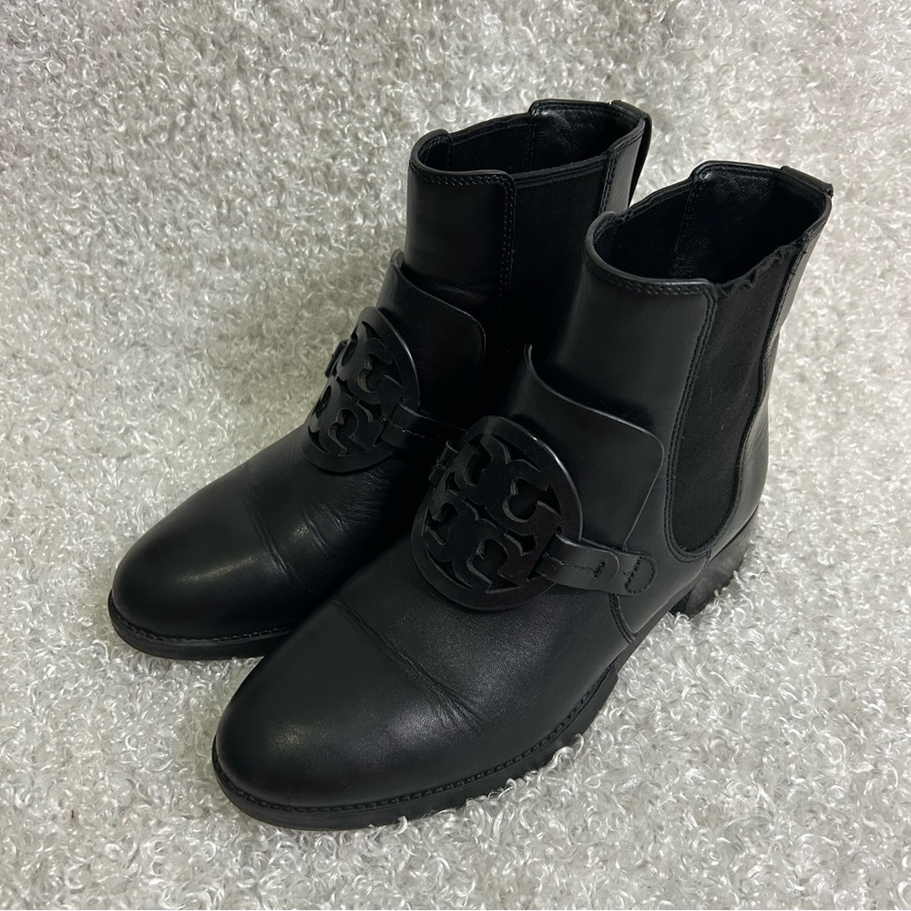 Tory Burch Ladies Size 6.5 Black Miller Bootie Boots